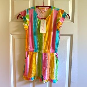 Design History little girls short sleeve romper size 6